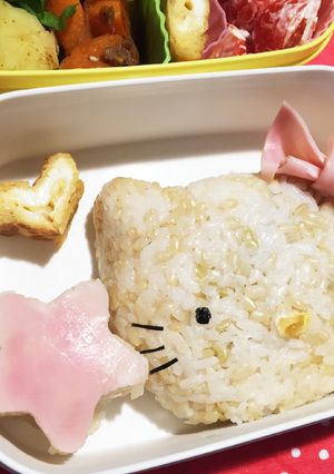 簡単！キャラ弁！キティちゃん♡サンリオ♡-レシピのメイン写真