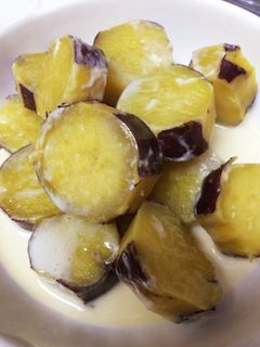 さつまいもの練乳煮-レシピのメイン写真