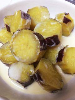 さつまいもの練乳煮-レシピのメイン写真