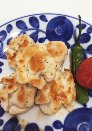 ササミの丸め焼き-レシピのメイン写真