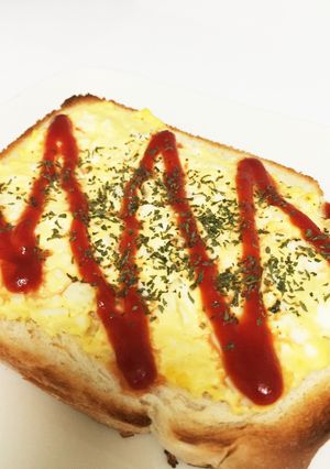 朝食やランチに♪たまごのオープンサンド♡-レシピのメイン写真