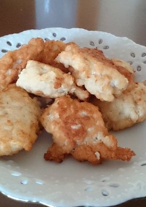 豆腐と胸肉で味はナゲット？！唐揚げ？！-レシピのメイン写真