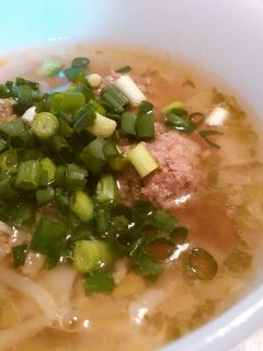 肉団子の生姜スープ(ワンタン皮入り)-レシピのメイン写真