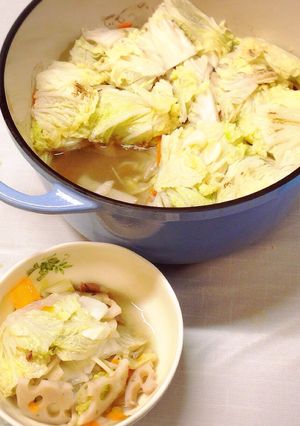 残り野菜もIN！白菜と豚バラの重ね煮-レシピのメイン写真