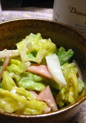 春キャベツの味噌マヨ和え-レシピのメイン写真