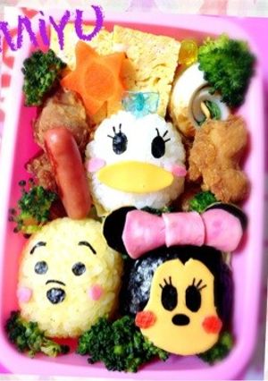 ディズニー♡キャラ弁-レシピのメイン写真