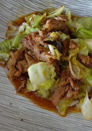 大豆のお肉とキャベツ炒め-レシピのメイン写真