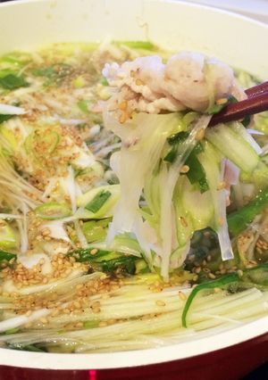 葱食べーる♡葱しゃぶ鍋-レシピのメイン写真