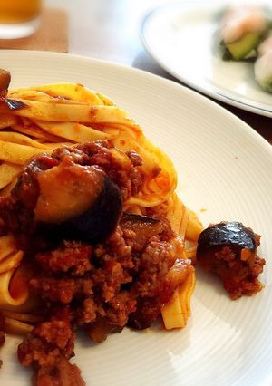 茄子と挽肉のボロネーゼ♡万能ソース-レシピのメイン写真