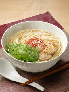 卯月製麺「とり塩スープうどん」-レシピのメイン写真
