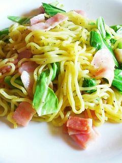 ダシダとごま油だけ!塩焼きそば-レシピのメイン写真