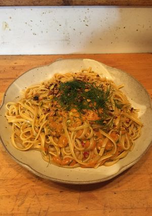 生ウニのパスタ、ディル風味-レシピのメイン写真