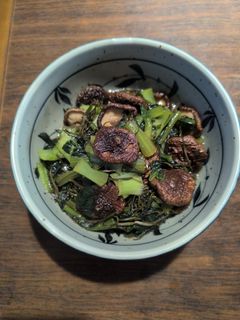 切り昆布と干し椎茸と小松菜の煮付け-レシピのメイン写真
