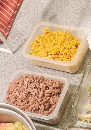 そぼろ丼の具-レシピのメイン写真