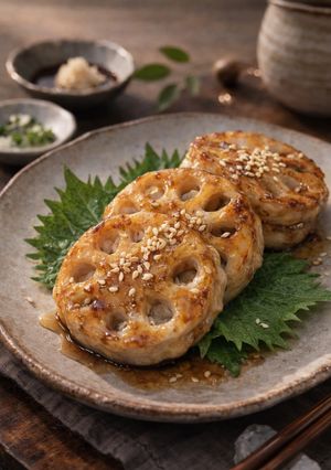 蓮根の鋏焼き-レシピのメイン写真
