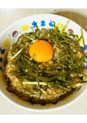 すき家の鶏そぼろ丼ネギ抜き-レシピのメイン写真