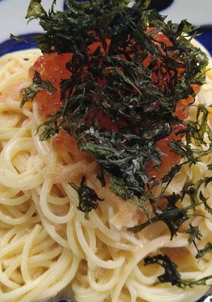 イクラとたらこの冷製パスタ★カッペリーニ-レシピのメイン写真