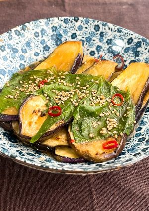 ごまだれでやみつき！大葉なす-レシピのメイン写真