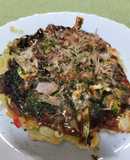 簡単に、お好み焼き