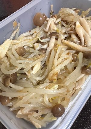 もやしぶなしめじレンチン-レシピのメイン写真