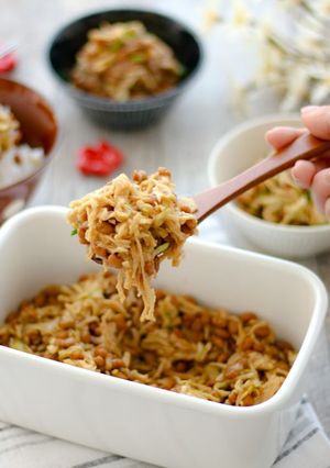 5分で簡単!茨城名物そぼろ納豆-レシピのメイン写真
