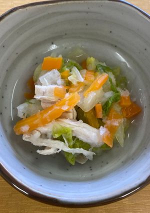 白菜と鶏むね肉のおろし和え-レシピのメイン写真