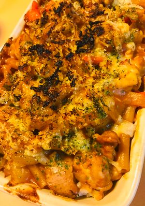市販マカロニグラタンのドリア風-レシピのメイン写真