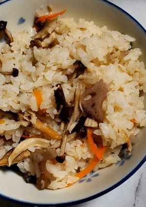 干し野菜の炊き込みご飯-レシピのメイン写真