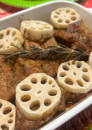 簡単！スペアリブのオーブン焼き-レシピのメイン写真