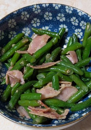 簡単★いんげんとベーコンの炒め物-レシピのメイン写真
