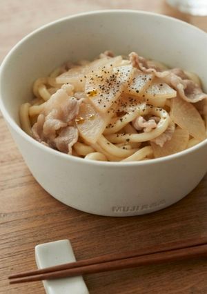 簡単夕食♪冷凍うどんで豚バラ大根♪ランチ♪豚丼-レシピのメイン写真