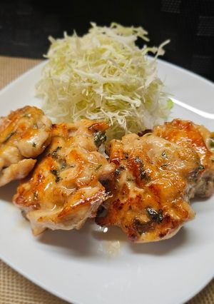 ごま香る しそ鶏むね肉のふんわり焼き-レシピのメイン写真