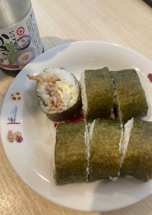 太巻き寿司　豚の生姜焼き-レシピのメイン写真