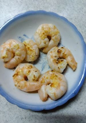 剥きバナメイエビの塩焼き-レシピのメイン写真
