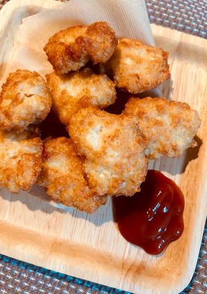 カリッふわ鶏むね肉と豆腐のチキンナゲット-レシピのメイン写真