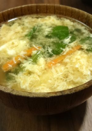 創味シャンタンで作る酸辣湯-レシピのメイン写真