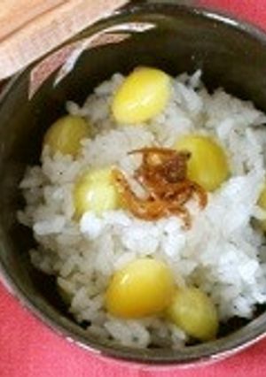もちもち美味！レンジで簡単♪銀杏ごはん-レシピのメイン写真