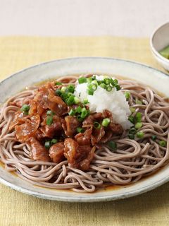 卯月製麺「コク旨豚バラのおろしそば」-レシピのメイン写真