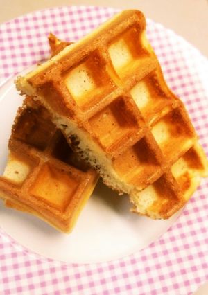 サクッ！でもふんわり♪なワッフル-レシピのメイン写真