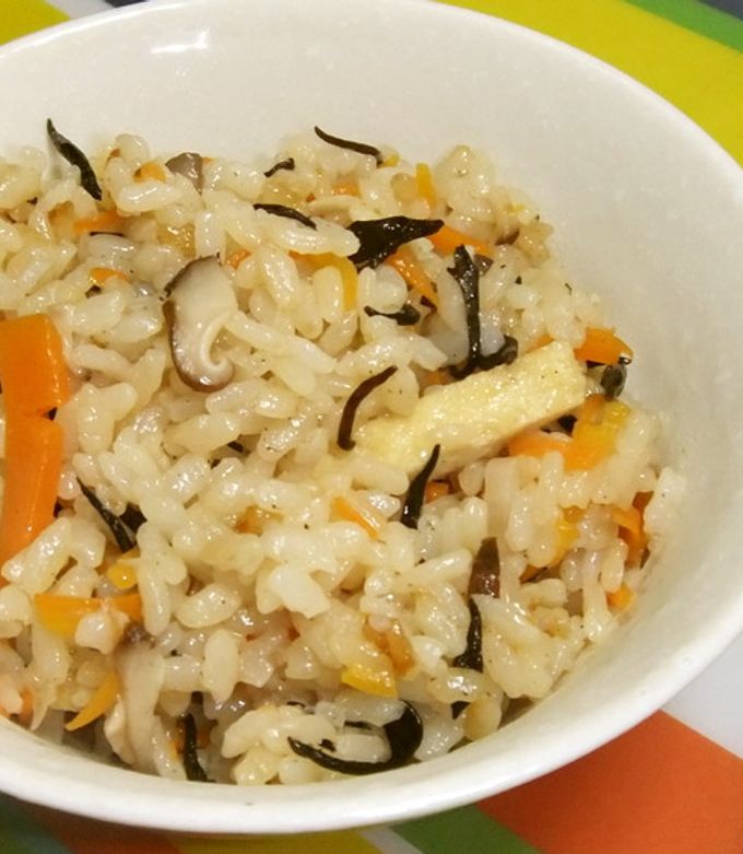 乾物トリオの五目飯-レシピのメイン写真