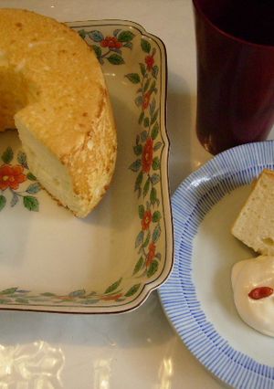 杏仁シフォンケーキ-レシピのメイン写真