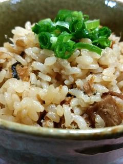 炊き込みご飯☆なめ茸とツナと生姜と塩昆布-レシピのメイン写真