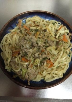 塩ダレ風焼きうどん-レシピのメイン写真