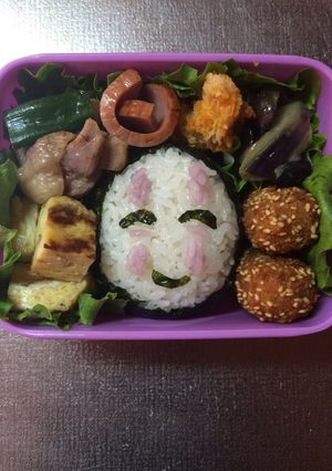 キャラ弁カオナシ-レシピのメイン写真