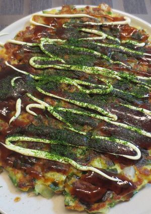 フワフワ☆おから入り納豆お好み焼き-レシピのメイン写真