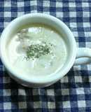 大豆のお肉（ブロック）の白菜ミルクスープ