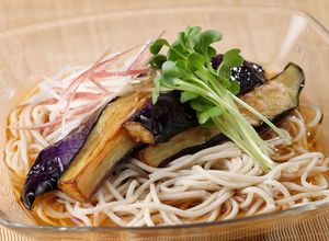 【卯月製麺】揚げなすとみょうがの冷し蕎麦 【卯月製麺】揚げなすとみょうがの冷し蕎麦-レシピのメイン写真
