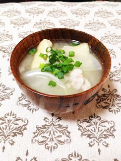 miso汁 大根と玉ねぎの味噌汁-レシピのメイン写真