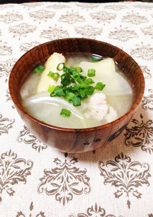 miso汁 大根と玉ねぎの味噌汁-レシピのメイン写真