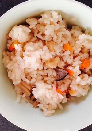 超簡単☆松茸風味お吸い物で炊き込みご飯-レシピのメイン写真